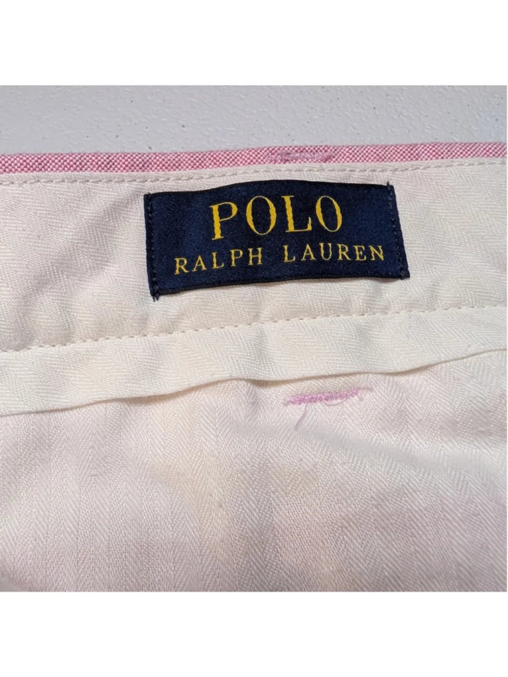Polo Ralph Lauren Pink Oxford Chino Shorts Mens 36 10.75